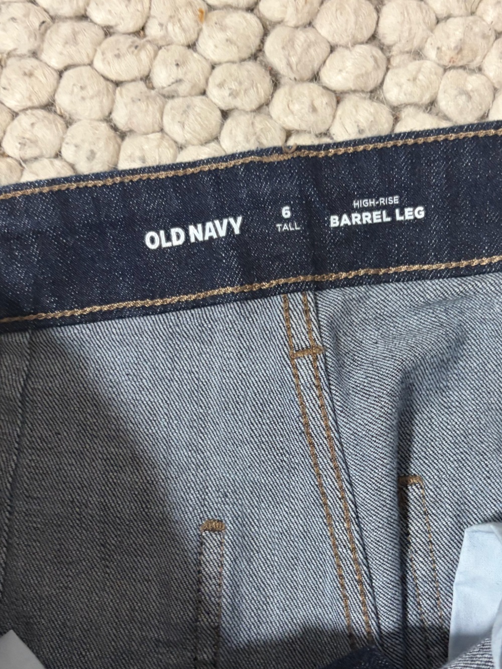 High Rise Barrel Leg Jeans - Picture 3 of 6
